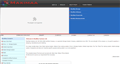 Desktop Screenshot of maximaasystems.com